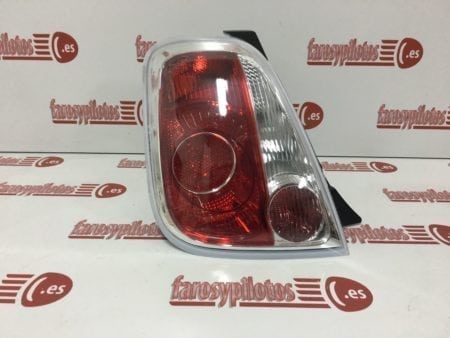 Piloto trasero izquierdo Fiat 500 C año 2007 a 2014 cerco blanco