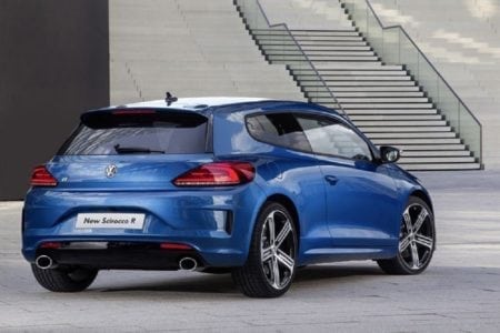 new volkswagen scirocco rear