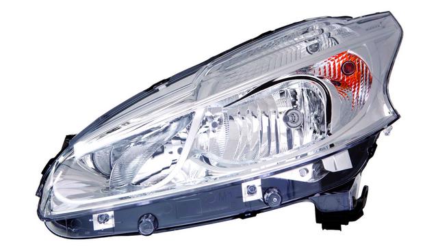 Faro Delantero Derecho PEUGEOT 208 año 2012 a 2015