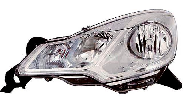 Faro Delantero Izquierdo Citroën C3 año 2010 a 2013