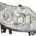 Faro Delantero Derecho PEUGEOT BOXER año 2006 a 2011 Conector amarillo H7+H1