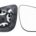 Espejo Cristal + Base Derecho Renault Kangoo (2012-2018)