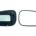 Espejo Cristal + Base Derecho Volvo S60 (2000-2003)