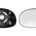 Espejo Cristal + Base Izquierdo Peugeot 206 CC