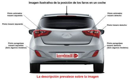 Piloto trasero derecho Mitsubishi Space Star Años 2013 a 2019 - Imagen 3