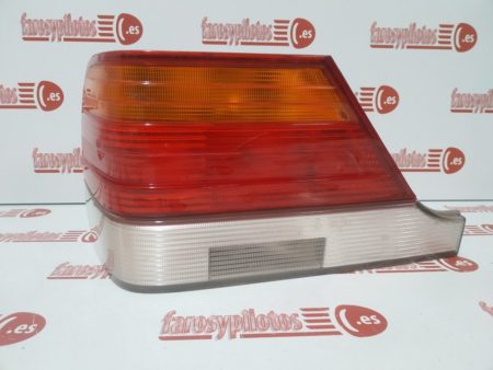 Piloto trasero izquierdo Mercedes Clase S W140 Año 1994 a 1996 Restyling Ambar