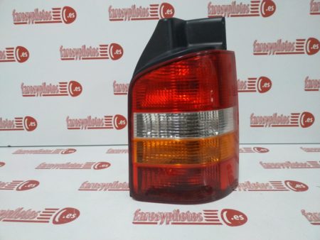 Piloto trasero derecho Volkswagen Transporter T5 Multivan Caravelle 2003-2009 Ambar - Rojo (Producto Reciclado) - Imagen 2