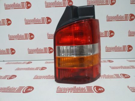 Piloto trasero derecho Volkswagen Transporter T5 Multivan Caravelle 2003-2009 Ambar - Rojo (Producto Reciclado) - Imagen 3
