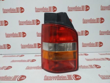 Piloto trasero izquierdo Volkswagen Transporter T5 Multivan Caravelle 2003-2009 Ambar - Rojo (Producto Reciclado) - Imagen 2