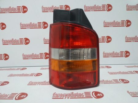 Piloto trasero izquierdo Volkswagen Transporter T5 Multivan Caravelle 2003-2009 Ambar - Rojo (Producto Reciclado) - Imagen 3