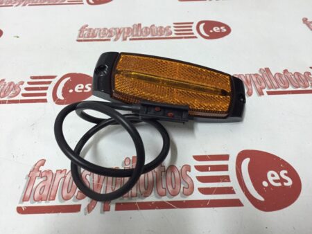 Piloto lateral galibo izquierdo derecho LED Ambar 12V - 24V 130x46 - Imagen 2