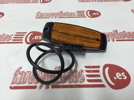 Piloto lateral galibo izquierdo derecho LED Ambar 12V - 24V 130x46 - Imagen 3