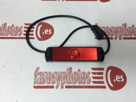 Piloto lateral galibo izquierdo derecho LED Rojo 12V - 24V 130x32