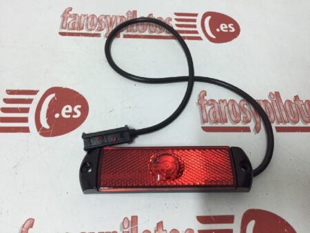 Piloto lateral galibo izquierdo derecho LED Rojo 12V - 24V 130x32 - Imagen 3