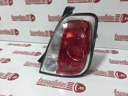 Piloto trasero derecho Fiat 500 C Año 2007 a 2014 Cerco Negro - Imagen 2