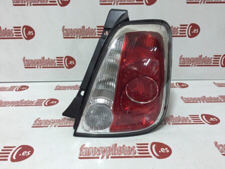 Piloto trasero derecho Fiat 500 C Año 2007 a 2014 Cerco Negro - Imagen 3