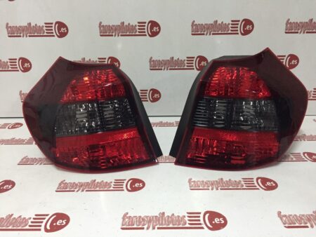 Pilotos traseros Bmw Serie 1 E87 E81 Año 2003 a 2012 Tintados Juego completo