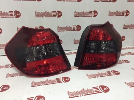 Pilotos traseros Bmw Serie 1 E87 E81 Año 2003 a 2012 Tintados Juego completo - Imagen 2