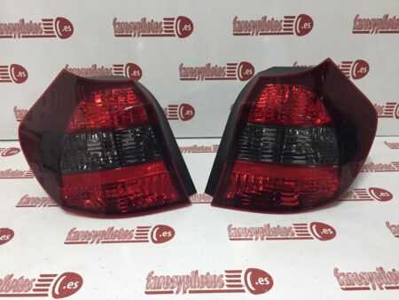 Pilotos traseros Bmw Serie 1 E87 E81 Año 2003 a 2012 Tintados Juego completo - Imagen 4