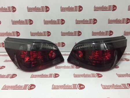 Pilotos traseros Bmw Serie 5 E60 Años 2003 a 2007 Tintados Bombilla Juego completo - Imagen 4