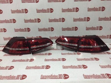 Pilotos traseros Volkswagen Golf VII Años 2012 a 2017 LED GTI GTD Juego completo - Imagen 2