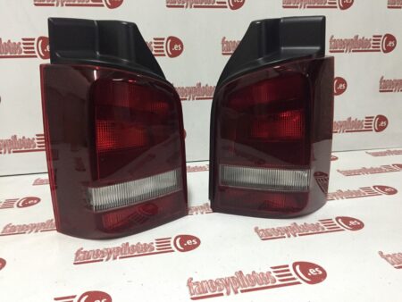 Pilotos traseros Volkswagen Transporter T5 Año 2010  a 2016 TINTADOS 1 Puerta Juego completo - Imagen 2