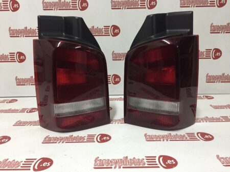 Pilotos traseros Volkswagen Transporter T5 Año 2010  a 2016 TINTADOS 1 Puerta Juego completo - Imagen 4