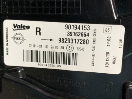 Piloto trasero derecho Opel Corsa F Año 2019 a 2023 REF: 9829317280 - Imagen 3