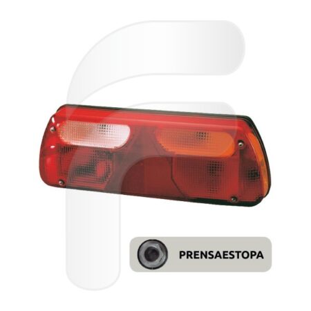 PILOTO TRASERO UNIVERSAL DERECHO CONECTOR PRENSAESTOPA CATADRIOPTICO TRIÁNGULO