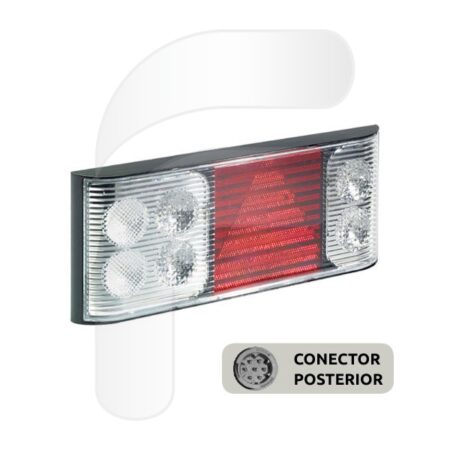 PILOTO TRASERO UNIVERSAL CHEREAU LED DERECHO CONECTOR 7 PINES 12/24V