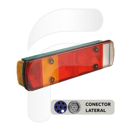 PILOTO TRASERO UNIVERSAL SCANIA SERIES P-G-R-T SIN PIN LATERAL IZQUIERDO CONECTOR LATERAL
