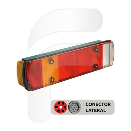 PILOTO TRASERO ORIGINAL SCANIA SERIES P-G-R-T SIN PIN CENTRAL IZQUIERDO CONECTOR LATERAL