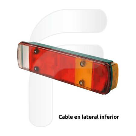 PILOTO TRASERO UNIVERSAL SCANIA SERIE 4 DERECHO CONECTOR LATERAL INFERIOR CON CABLE