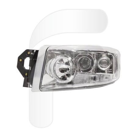 FARO DELANTERO RENAULT PREMIUM 2006 IZQUIERDO CROMADO CON ANTINIEBLA DEPO