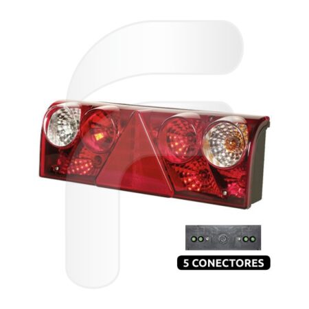 PILOTO TRASERO ORIGINAL EUROPOINT II SCHIMITZ TRIANGULO 5 CONECTORES POSTERIORES DERECHO