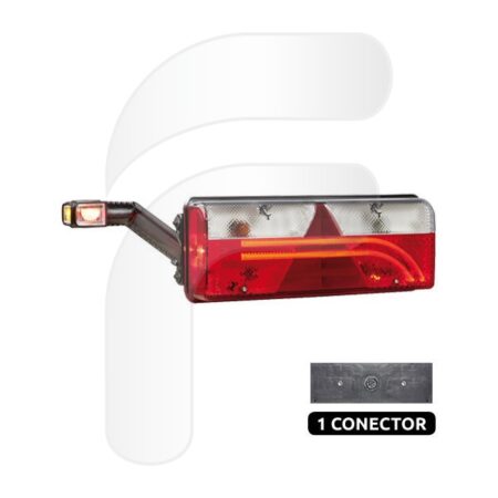 PILOTO TRASERO ORIGINAL EUROPOINT III PARCISA FARCINOX LED 1 CONECTOR CUERNO IZQUIERDO