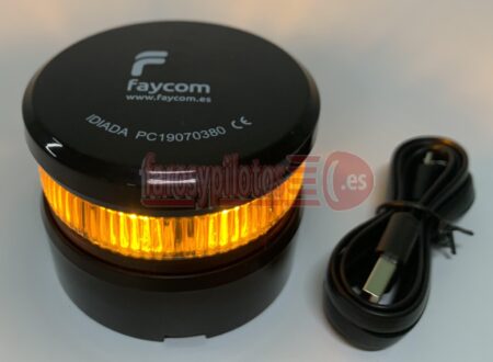 Luz de Emergencia Flashcom V16 Conector USB Baliza de emergencia