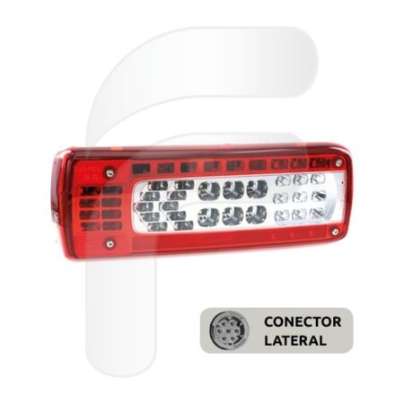 PILOTO TRASERO ORIGINAL LC10 VOLVO FM 2013 LED IZQUIERDO CONECTOR LATERAL AMP 7 PINES