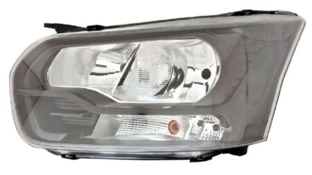 Faro Delantero Izquierdo FORD TRANSIT año 2014 a 2019 H7+H15+PY21 FONDO NEGRO