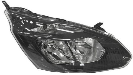 Faro Delantero Derecho FORD TRANSIT CUSTOM año 2013 a 2018 FONDO NEGRO