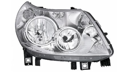 Faro Delantero Derecho FIAT DUCATO año 2011 a 2013 H7+H15 Conector Morado
