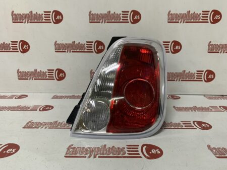 Piloto trasero derecho Fiat 500 C CABRIO Año 2007 a 2014 Cerco Blanco Descapotable - Imagen 3