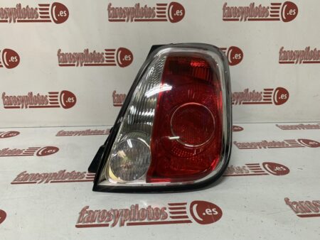 Piloto trasero derecho Fiat 500 C CABRIO Año 2007 a 2014 Cerco Negro Descapotable