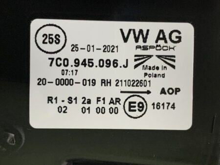 Piloto trasero derecho Volkswagen Crafter año 2017 a 2023 Furgón 7C0945096J - 8C0945096G - Imagen 4