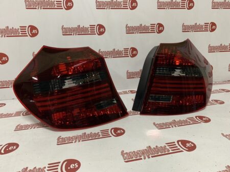 Pilotos traseros Bmw Serie 1 E87 E81 Año 2007 a 2012 Restyling Tintados Juego completo - Imagen 2