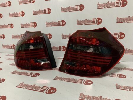 Pilotos traseros Bmw Serie 1 E87 E81 Año 2007 a 2012 Restyling Tintados Juego completo - Imagen 5