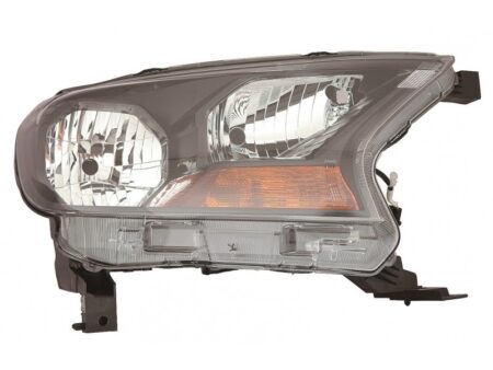 Faro Delantero Derecho FORD RANGER año 2016 a 2019 FONDO NEGRO H7/H15