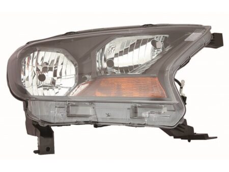 Faro Delantero Derecho FORD RANGER año 2016 a 2019 FONDO NEGRO H7/HB3