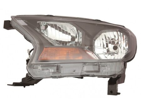 Faro Delantero Izquierdo FORD RANGER año 2016 a 2019 FONDO NEGRO H7/H15
