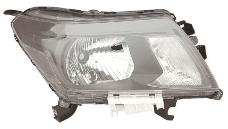 Faro Delantero Derecho NISSAN NAVARA PICK-UP (D23) año 2014 a 2020 FONDO NEGRO